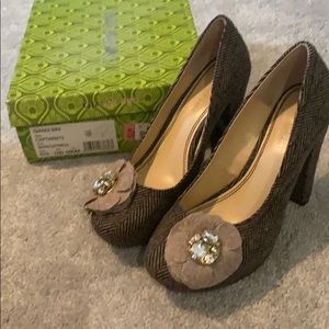 Gianni Bini tweed heels